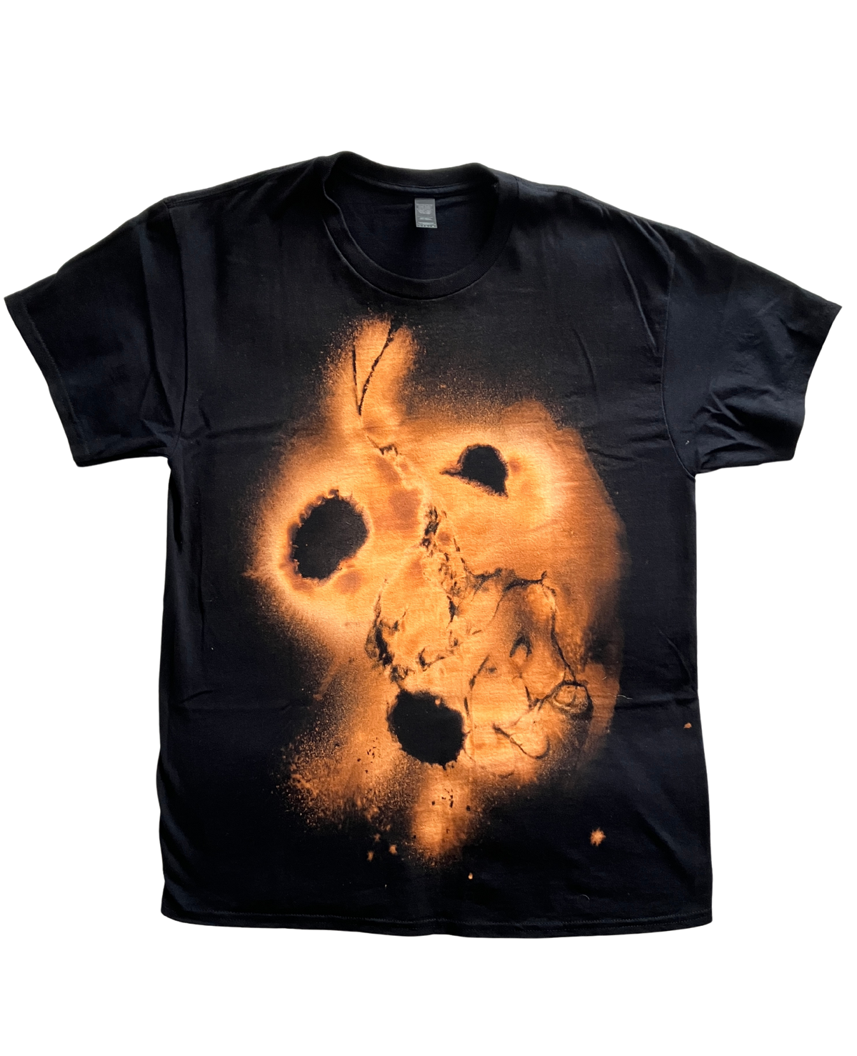 Unisex Pure Heavy Cotton Hand-Crafted Sort-sleeved Reversible T-shirt - Large