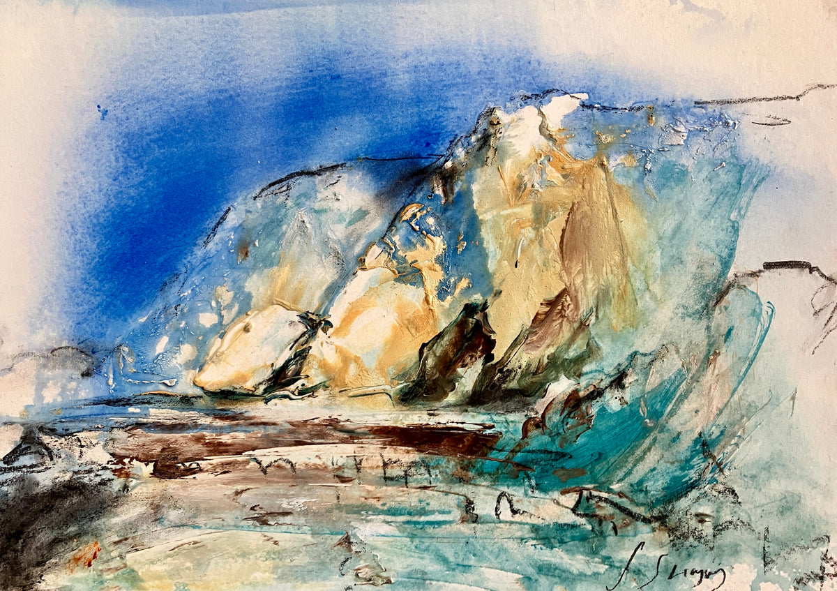 The Way Light Catches The Edge - Original Acrylic Painting by Steve Slimm - Steve Slimm Online Gallery