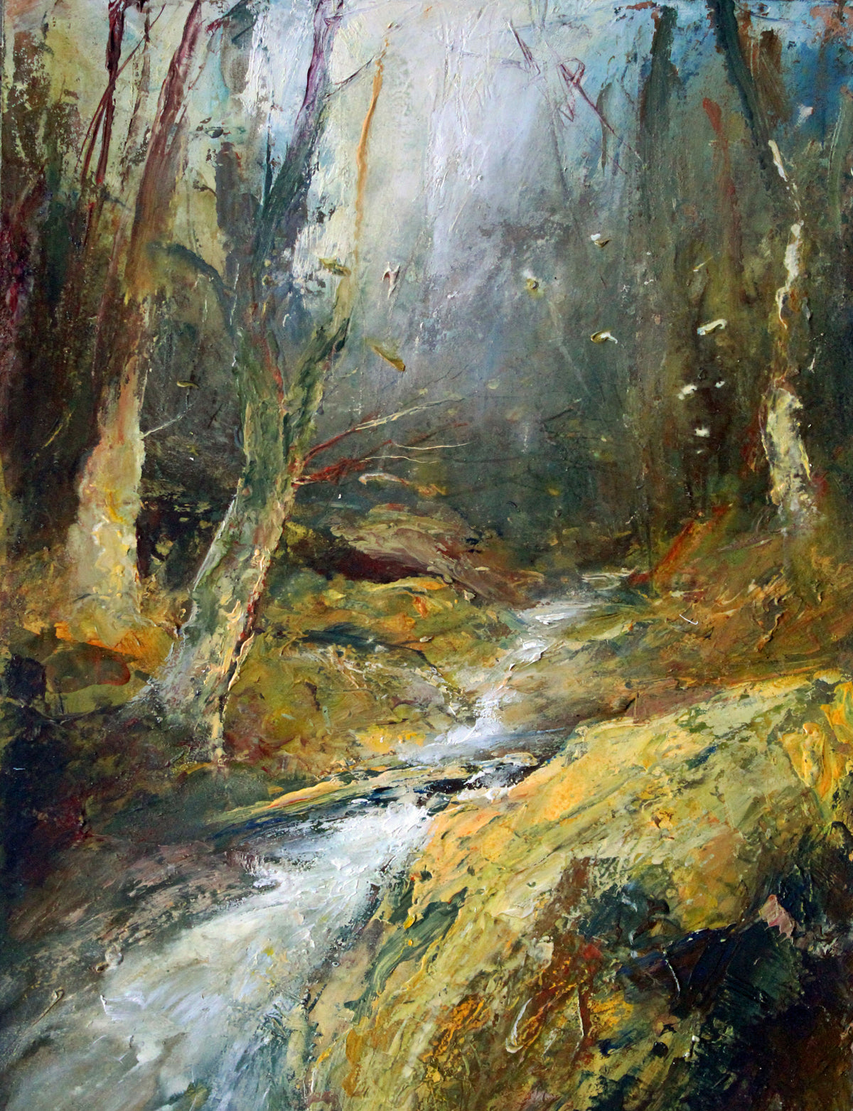 Deep Canvas Giclée Art Print by Steve Slimm - Autumn Flows Into Winter - Steve Slimm Online Gallery