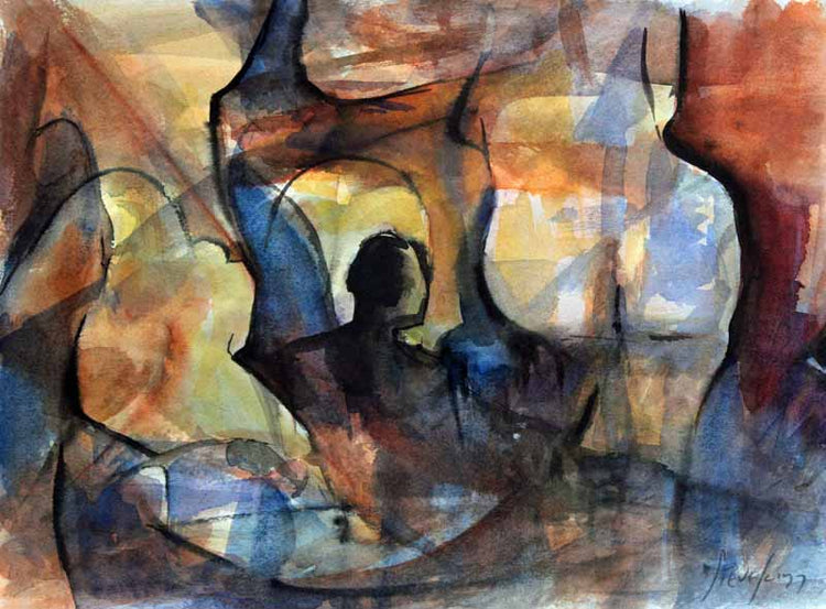Mixed-Media Work On Paper