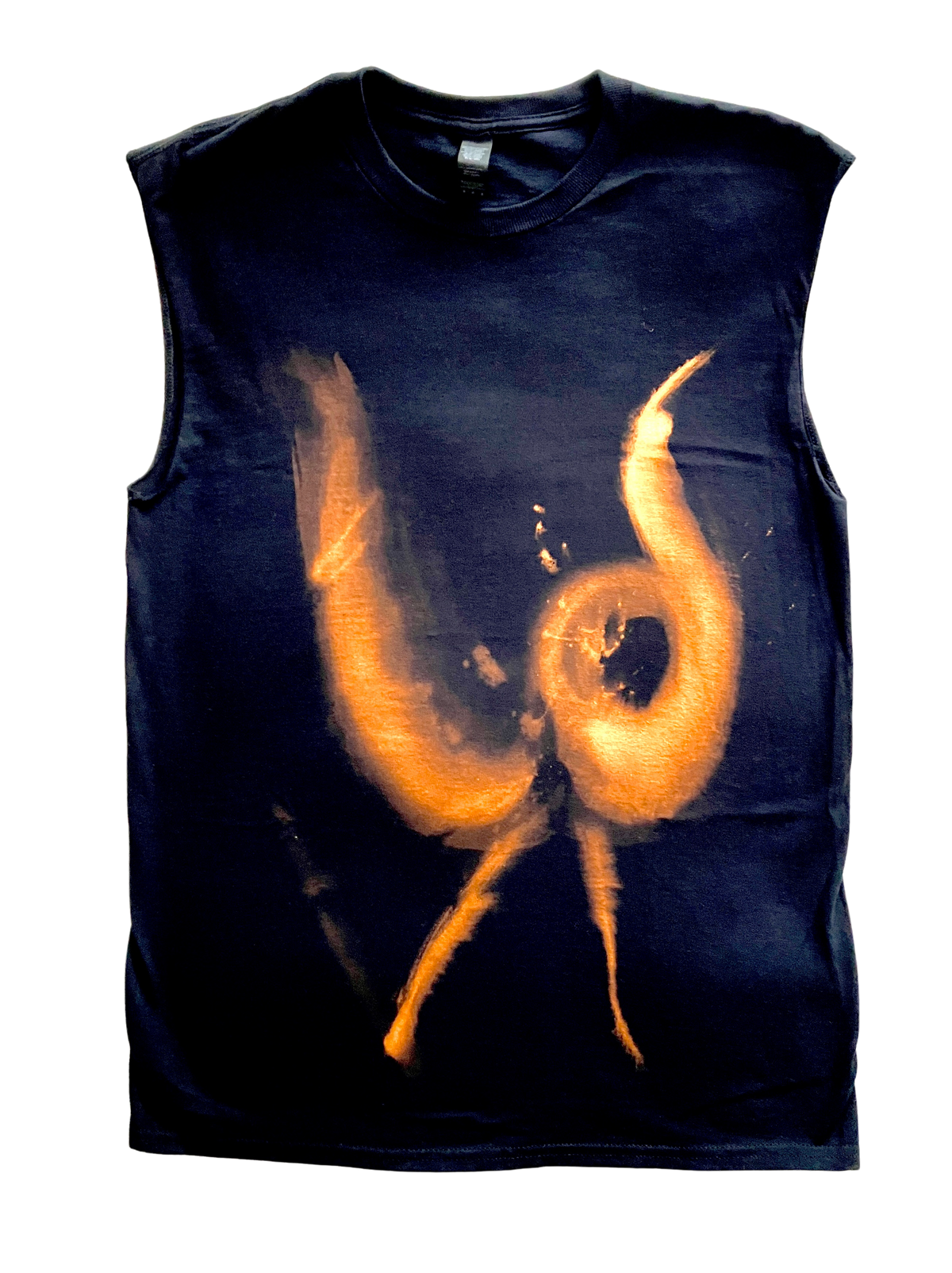 Unisex Pure Heavy Cotton Hand-Crafted Sleeveless Reversible T-shirt - Medium