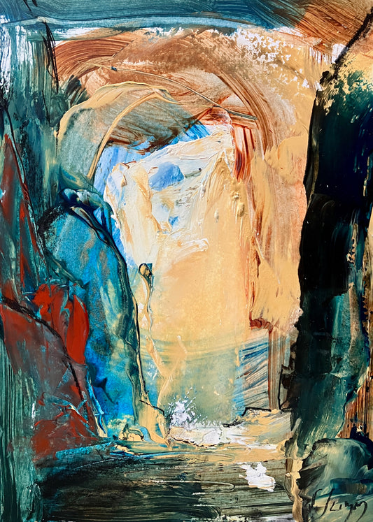 These Secret Places - Original Acrylic Painting by Steve Slimm - Steve Slimm Online Gallery