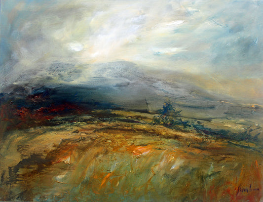 Deep Canvas Giclée Art Print by Steve Slimm - Rough Tor: A Tranquil Afternoon - Steve Slimm Online Gallery