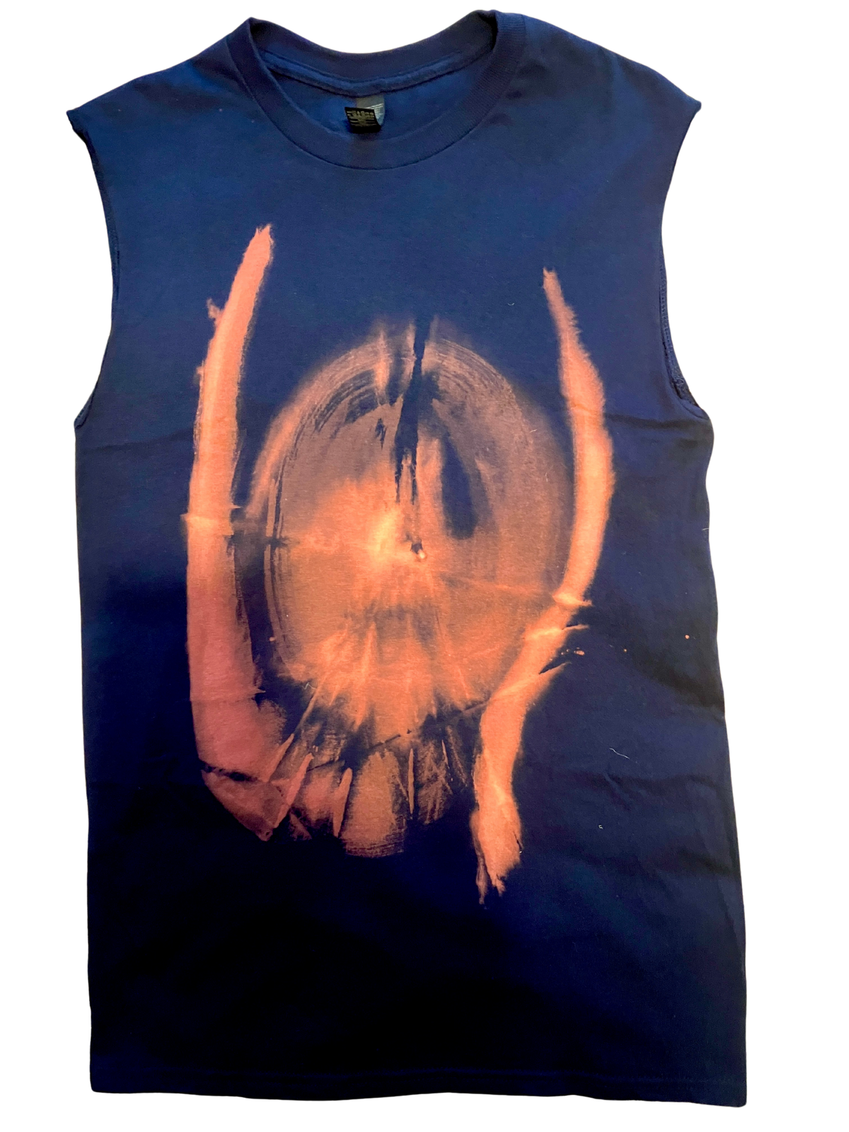 Original Art Unisex Pure Cotton Hand-Crafted Reversible Tank - Small