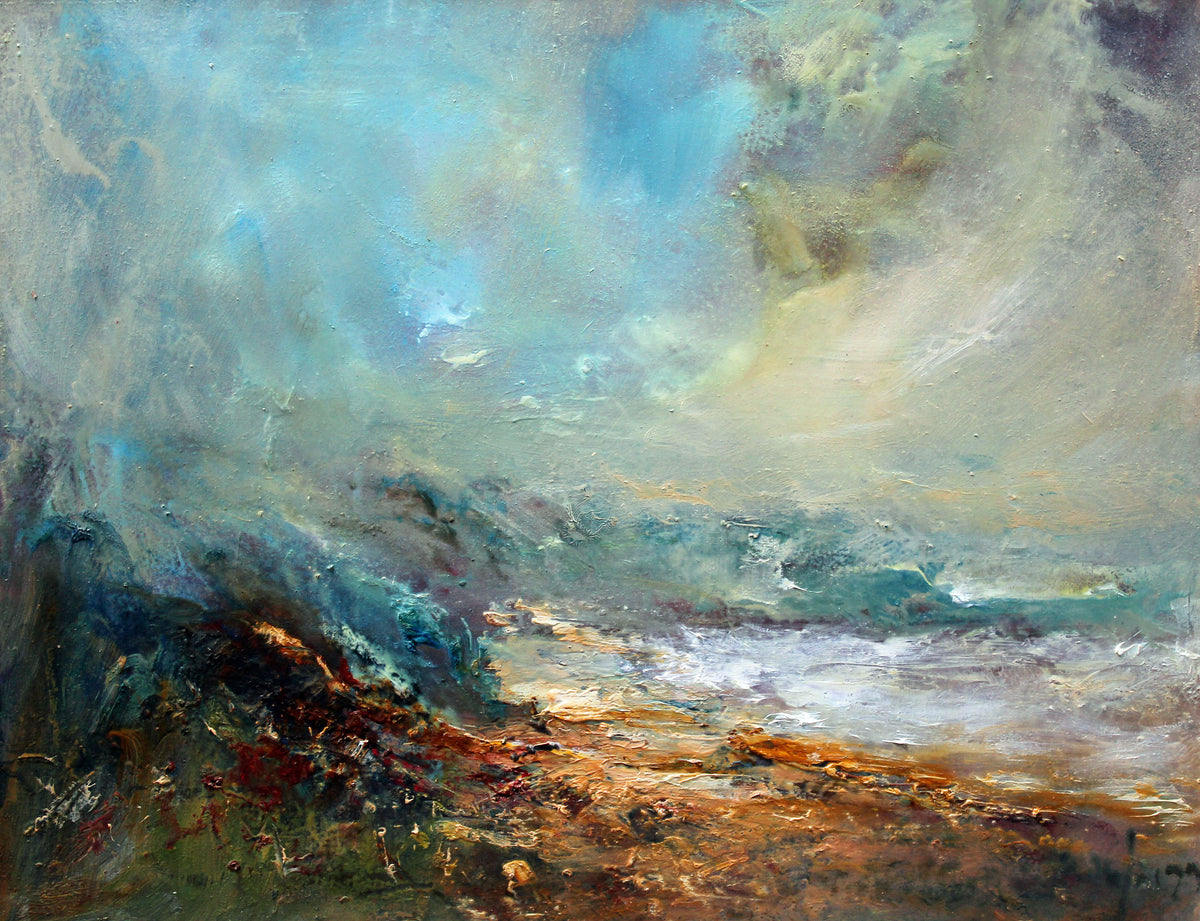 Deep Canvas Giclée Art Print by Steve Slimm - The Soft Grey Sweep - Steve Slimm Online Gallery
