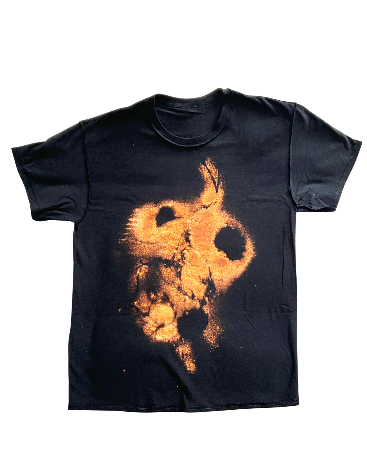 Unisex Pure Heavy Cotton Hand-Crafted Sort-sleeved Reversible T-shirt - Large