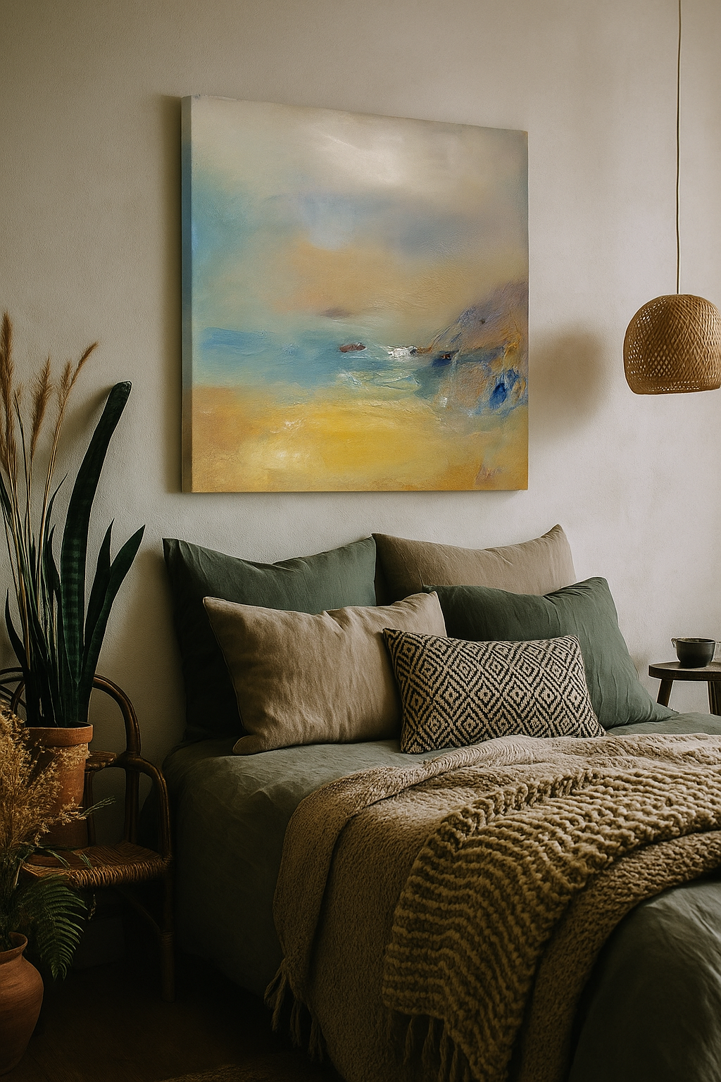 Deep Canvas Giclée Art Print by Steve Slimm - A Splash of White - Steve Slimm Online Gallery
