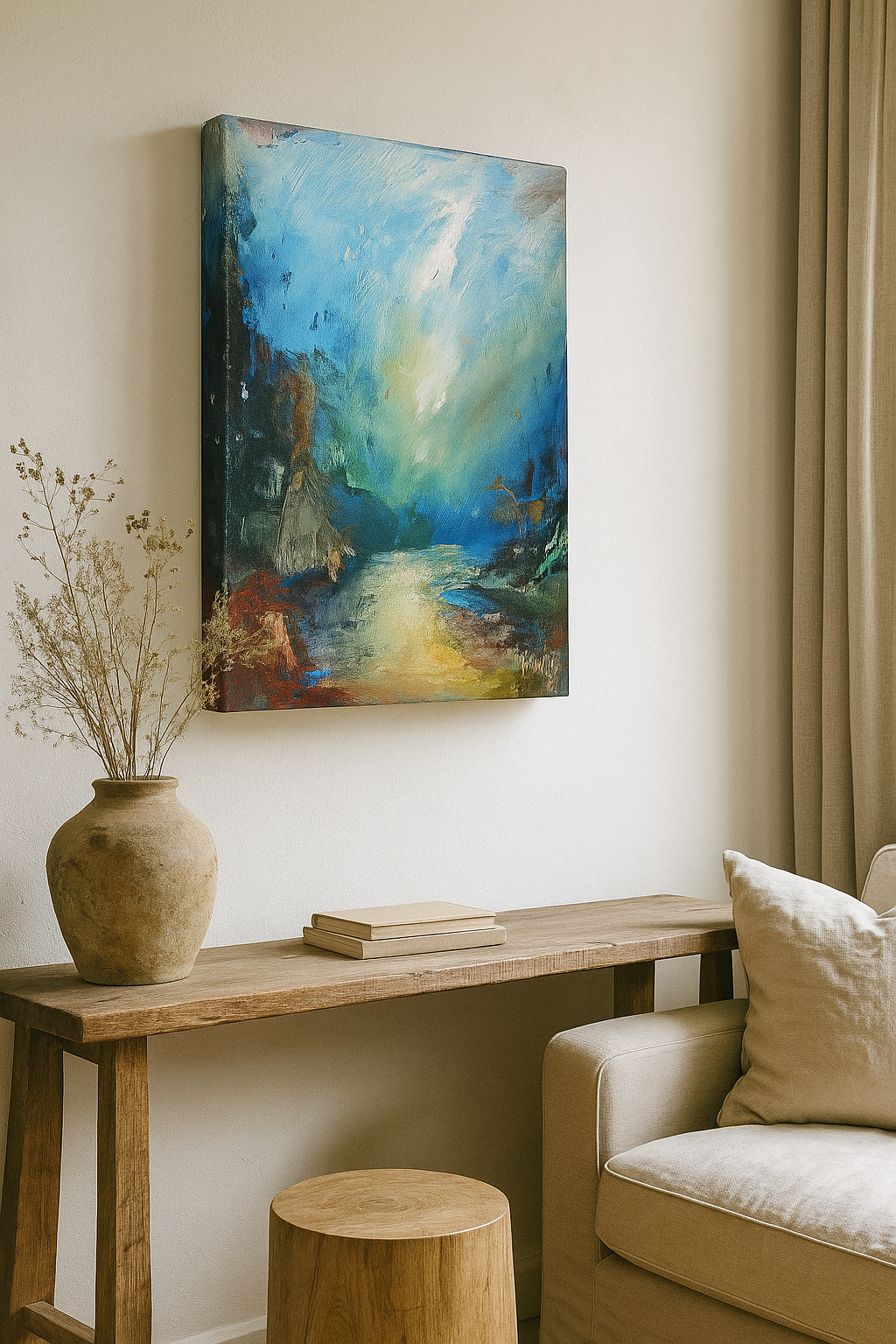 Deep Canvas Giclée Art Print by Steve Slimm - Blue Twilight - Steve Slimm Online Gallery