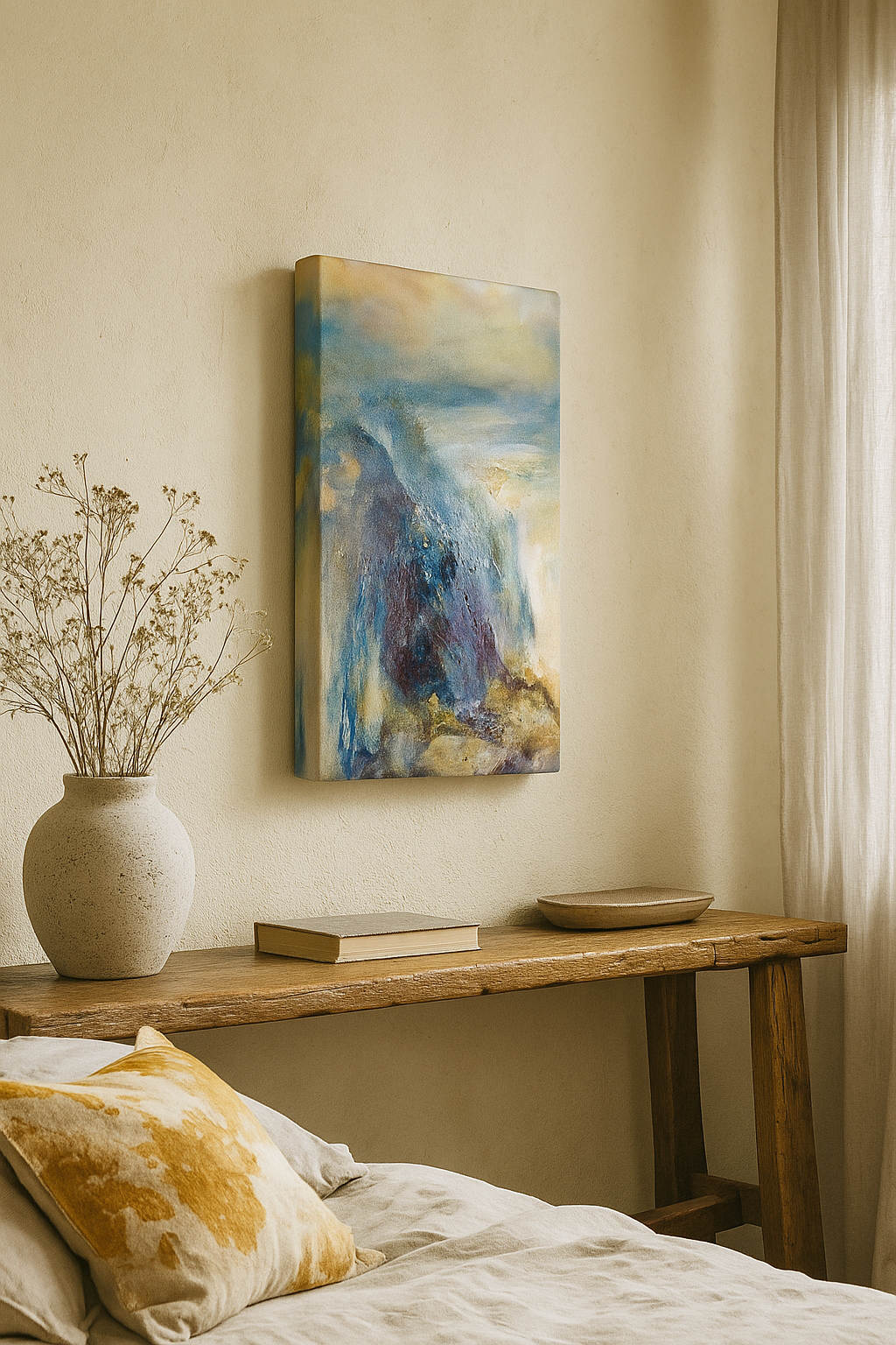Deep Canvas Giclée Art Print by Steve Slimm - Cliffs At Wheal Coates - Steve Slimm Online Gallery