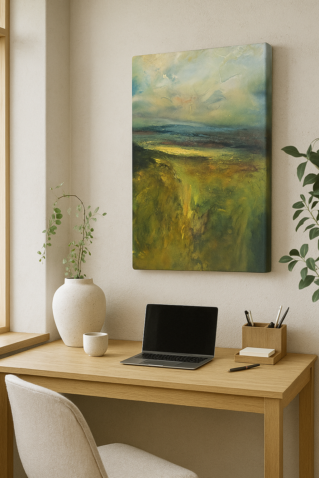 Deep Canvas Giclée Art Print by Steve Slimm - Yonder Blue - Steve Slimm Online Gallery