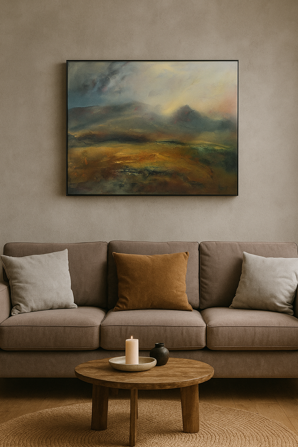 Deep Canvas Giclée Art Print by Steve Slimm - Rough Tor: A Day of Sublime Transcendence - Steve Slimm Online Gallery