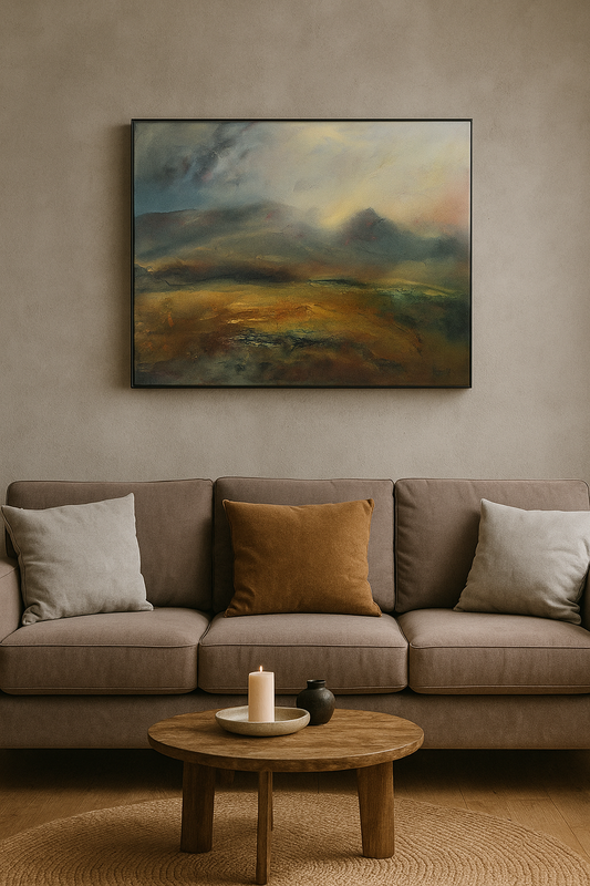 Deep Canvas Giclée Art Print by Steve Slimm - Rough Tor: A Day of Sublime Transcendence - Steve Slimm Online Gallery