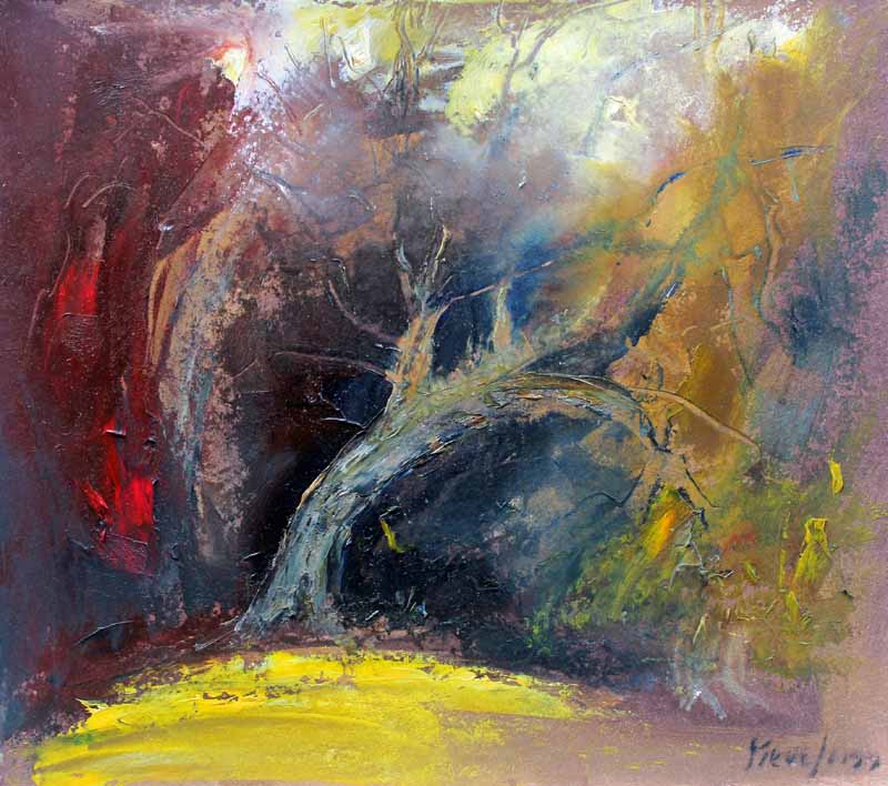 Arching Into the Shadows - Original Oil Painting by Steve Slimm - Artist Steve Slimm - Online Gallery