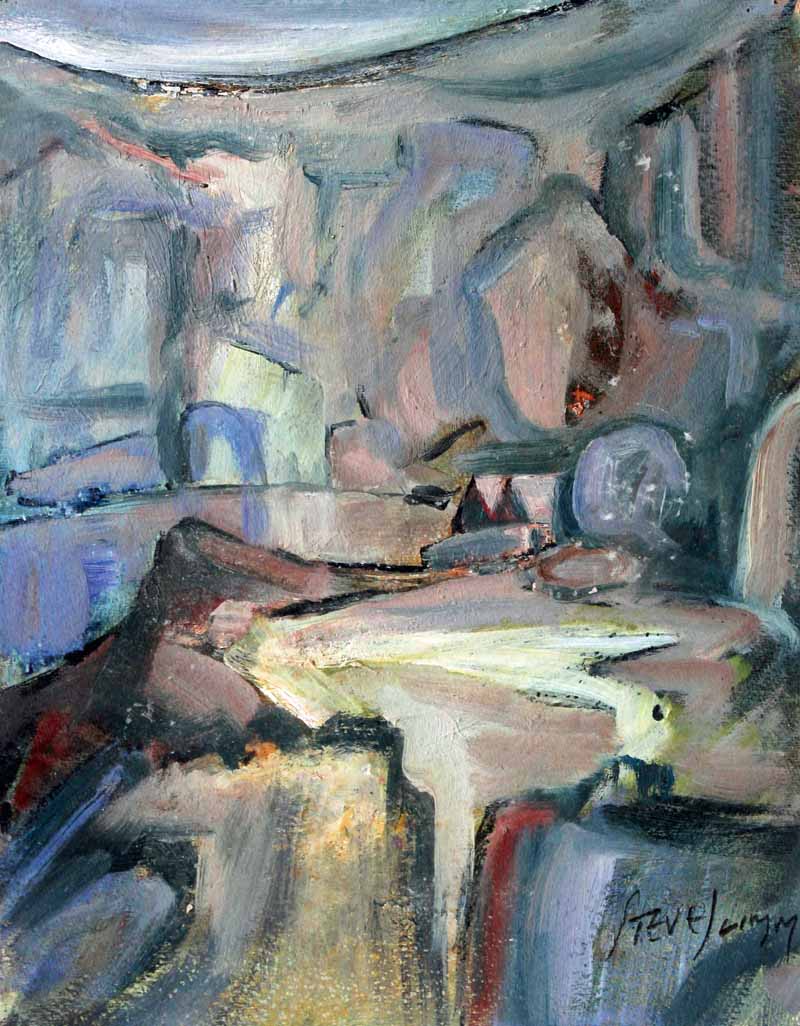 East From Cape Cornwall - Original Mixed-media Painting by Steve Slimm - Artist Steve Slimm - Online Gallery