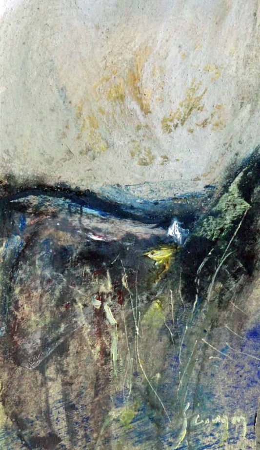 Hidden Jewel - Original Mixed-media Painting by Steve Slimm - Artist Steve Slimm - Online Gallery